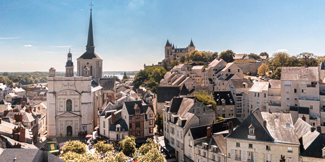 Vue sur la ville de Saumur